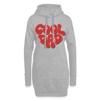 Cool Dad - Hoodie-Kleid - Grau meliert - Vorne