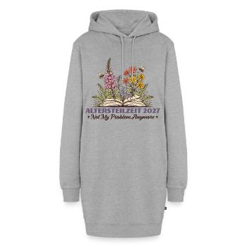 Retraite partielle 2027 Don potentiel pour la retraite anticipée - Sweat-shirt à capuche long Femme - gris chiné - Devant