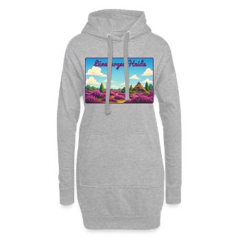 Lüneburger Heide - Hoodie-Kleid - Grau meliert - Vorne