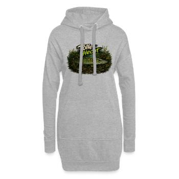 Toller Hecht – Deutscher Hecht | Angler - Hoodie-Kleid - Grau meliert - Vorne