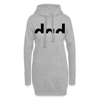Dad Est. 2026 | Father | Father's Day - Hoodie Dress - heather grey - Front