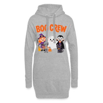 Boo Crew Halloween-Freunde - Hoodie-Kleid - Grau meliert - Vorne