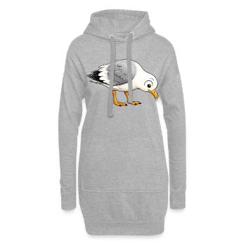 Ville MÖKKI LIFE - Hoodie-Kleid - Grau meliert - Vorne