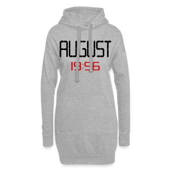 August 1996 - 30th birthday - Hoodie Dress - heather grey - Front