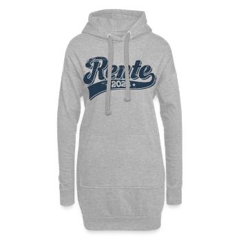 Pension 2026 - Retirement - Pension - Hoodie Dress - heather grey - Front
