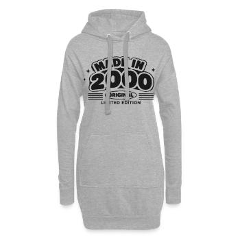 2000 Original Limited Edition - Hoodie Dress - heather grey - Front