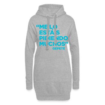 INFLUENCEUR GPT - Sweat-shirt à capuche long Femme - gris chiné - Devant