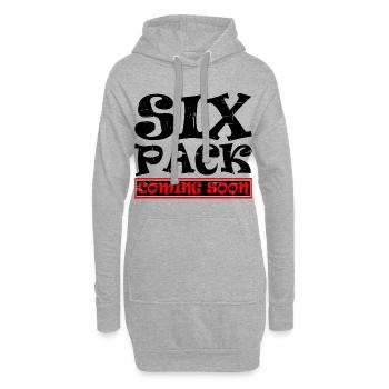 Pack de six à venir bientôt 39 - Sweat-shirt à capuche long Femme - gris chiné - Devant