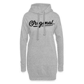 Original - Hoodie-Kleid - Grau meliert - Vorne