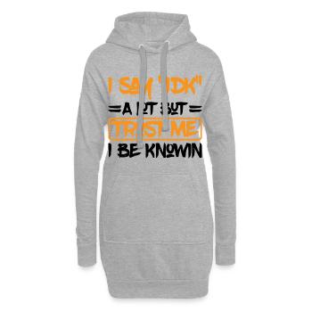Je dis souvent « IDK » mais croyez-moi, je sais 29 ans - Sweat-shirt à capuche long Femme - gris chiné - Devant
