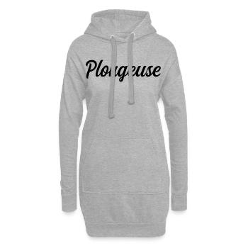 Plongeuse Sous-Marine Mer Océan Exploration Apnée - Sweat-shirt à capuche long Femme - gris chiné - Devant