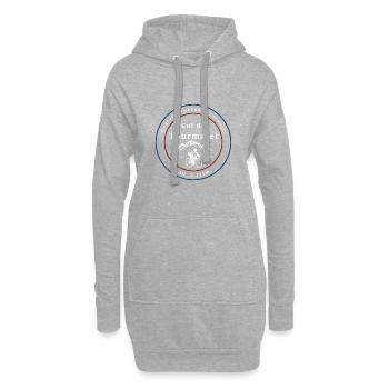 Col du Tourmalet - Hoodie-Kleid - Grau meliert - Vorne