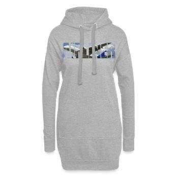 Airliner A-380 - Hoodie Dress - heather grey - Front