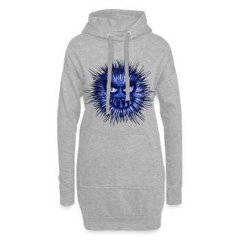 Monster - Hoodie-Kleid - Grau meliert - Vorne