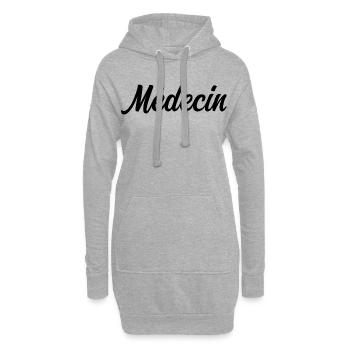 Arzt im Gesundheitswesen Doktor Sauveur - Hoodie-Kleid - Grau meliert - Vorne