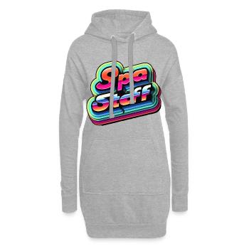 Spa Staff 8 - Hoodie-Kleid - Grau meliert - Vorne