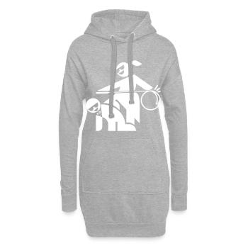 Peitsche Brautpaar Junggesellenabschied Jga - Hoodie-Kleid - Grau meliert - Vorne