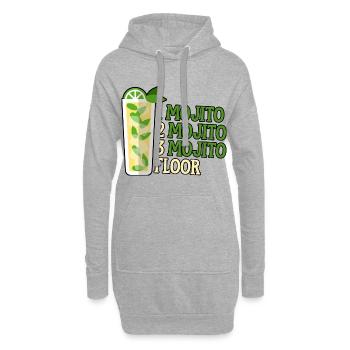 One Mojito Two Mojito Three Mojito Floor 2 - Hoodie-Kleid - Grau meliert - Vorne