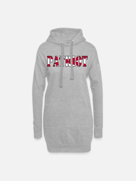 Northern Ireland Patriot - Hoodie Dress - heather grey
