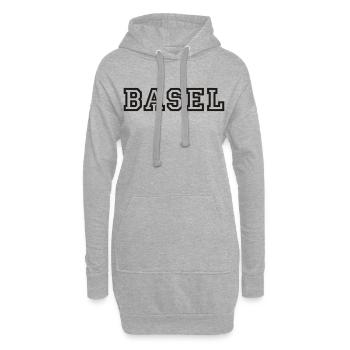 Basel - Hoodie-Kleid - Grau meliert - Vorne