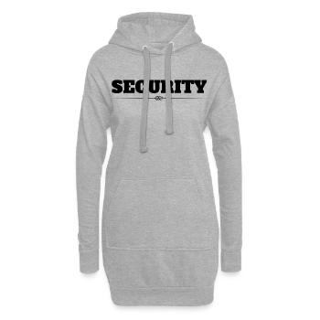 Sécurité - Sweat-shirt à capuche long Femme - gris chiné - Devant
