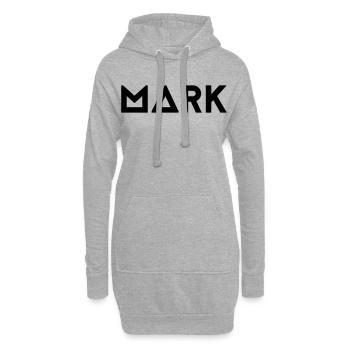 Vorname Mark - Hoodie-Kleid - Grau meliert - Vorne