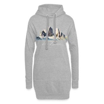 3 Zinnen - Hoodie-Kleid - Grau meliert - Vorne