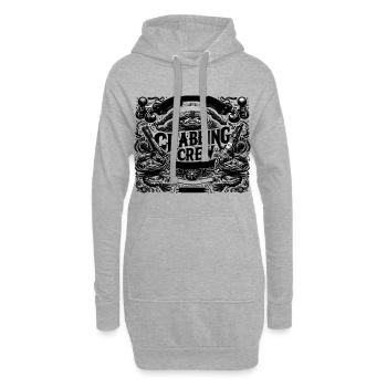 Équipage de pêche au crabe 9 - Sweat-shirt à capuche long Femme - gris chiné - Devant