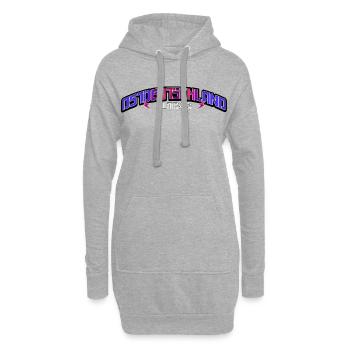 Ostdeutschland Ultras Ossis Osten Ostdeutscher - Hoodie-Kleid - Grau meliert - Vorne