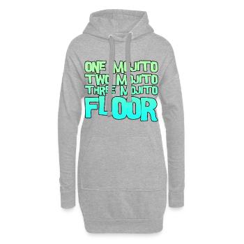 One Mojito Two Mojito Three Mojito Floor 3 - Hoodie-Kleid - Grau meliert - Vorne