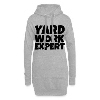 Yard Work Expert 4 - Hoodie-Kleid - Grau meliert - Vorne
