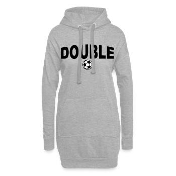 15 Double Bayern Fussball 2c Fußball - Hoodie-Kleid - Grau meliert - Vorne