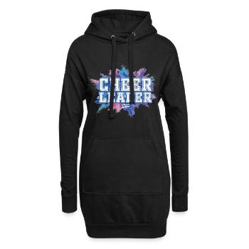 Explosion CheerLeader - Sweat-shirt à capuche long Femme - noir - Devant
