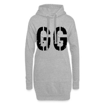GG Gutes Spiel - Hoodie-Kleid - Grau meliert - Vorne