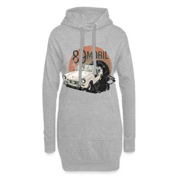 trabbi  cabrio 89 1989 - Hoodie-Kleid - Grau meliert - Vorne