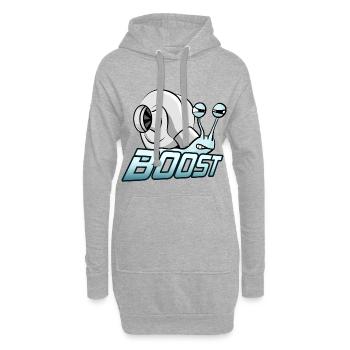 Turbo Boost Snail | Réglage | la pression de suralimentation - Sweat-shirt à capuche long Femme - gris chiné - Devant