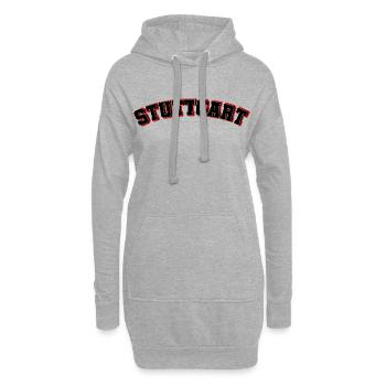 Stuttgart Schwabenstadt Team - Sweat-shirt à capuche long Femme - gris chiné - Devant