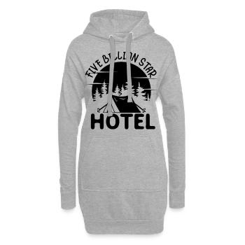 Camping Wohnmobil Van Vintage im Wohnwagen Caravan - Hoodie-Kleid - Grau meliert - Vorne