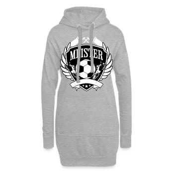 Meister - Hoodie-Kleid - Grau meliert - Vorne