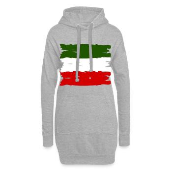 Die Italiener - Hoodie-Kleid - Grau meliert - Vorne