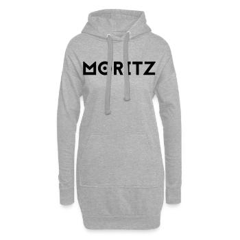Vorname Moritz - Hoodie-Kleid - Grau meliert - Vorne