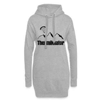Thermal capacitor - Hoodie Dress - heather grey - Front