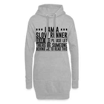 Please Let There Be Someone Behind Me To Read Thi3 - Hoodie-Kleid - Grau meliert - Vorne