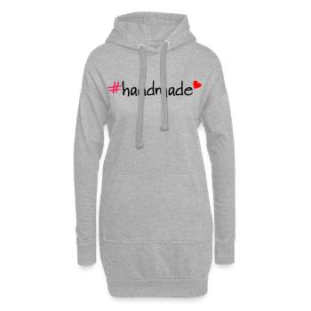 Handmade Hashtag Saying T-Shirt - Hoodie Dress - heather grey - Front