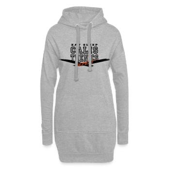 Calisthenics - Hoodie-Kleid - Grau meliert - Vorne