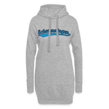 Schwenningen Fan Design Schwenninger Neckar Stadt - Hoodie-Kleid - Grau meliert - Vorne