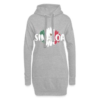 Mexican Mexico Sinaloa - Hoodie-Kleid - Grau meliert - Vorne