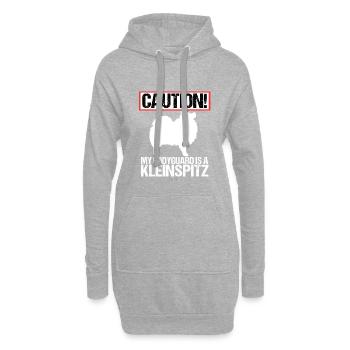 kleinbodyguard - Hoodie-Kleid - Grau meliert - Vorne