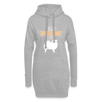 kleine Dame - Hoodie-Kleid - Grau meliert - Vorne