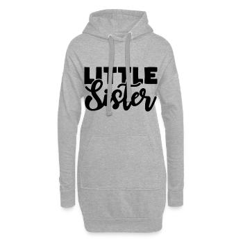 Little Sister - Hoodie-Kleid - Grau meliert - Vorne